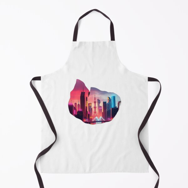 Item preview, Futuristic Cityscape with Neon and Rust designed and sold by sharon1210.