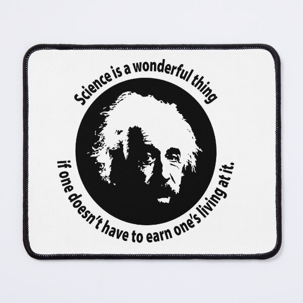 Item preview, Einstein on Working in Science designed and sold by DoubleCap Design.