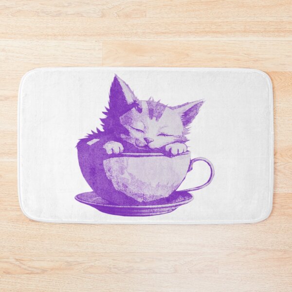 Item preview, Sleeping Cat in Teacup designed and sold by kinpirks.