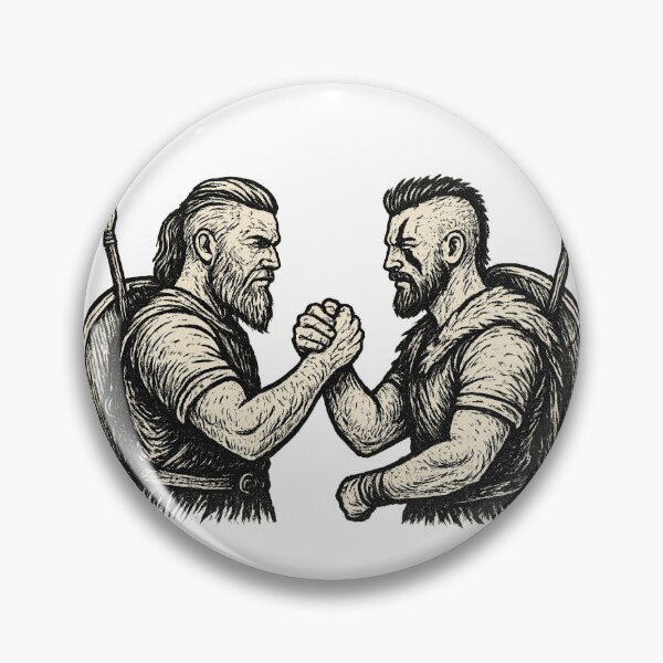 Item preview, Viking Brotherhood After Battle – Hand Drawn Norse Warriors designed and sold by Frost & Forge.