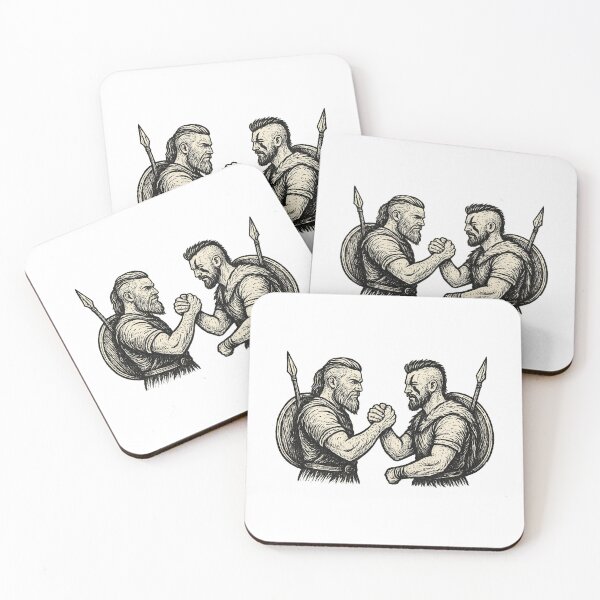 Item preview, Viking Brotherhood After Battle – Hand Drawn Norse Warriors designed and sold by Frost & Forge.
