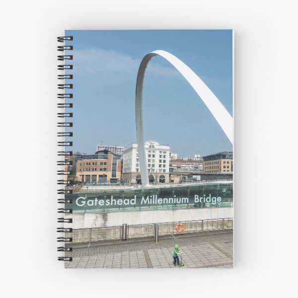 Item preview, Gateshead Millennium Bridge with Bright Blue Sky designed and sold by David Patterson.