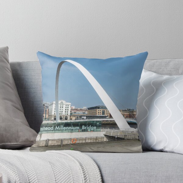 Item preview, Gateshead Millennium Bridge with Bright Blue Sky designed and sold by David Patterson.