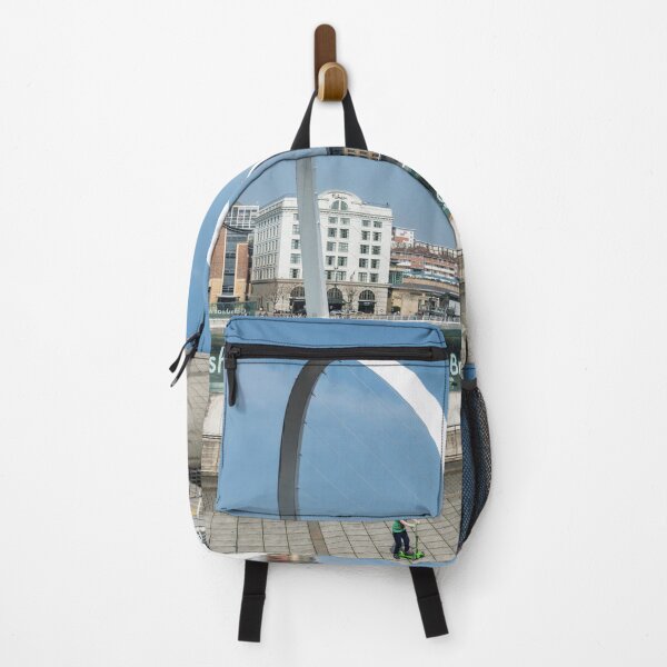 Item preview, Gateshead Millennium Bridge with Bright Blue Sky designed and sold by David Patterson.