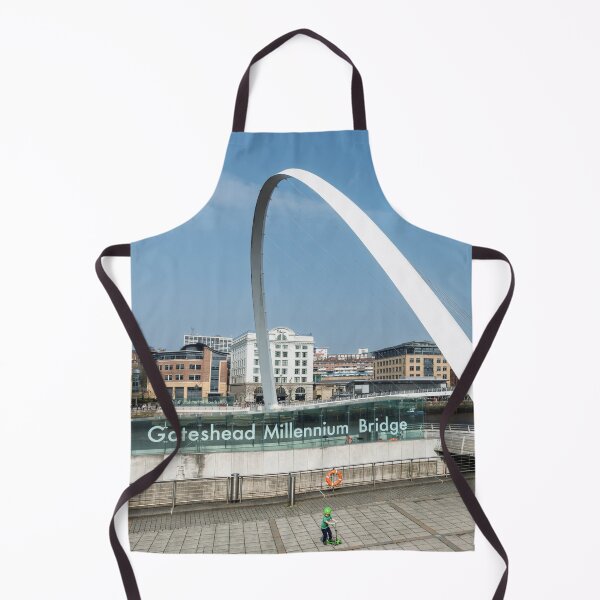 Item preview, Gateshead Millennium Bridge with Bright Blue Sky designed and sold by David Patterson.