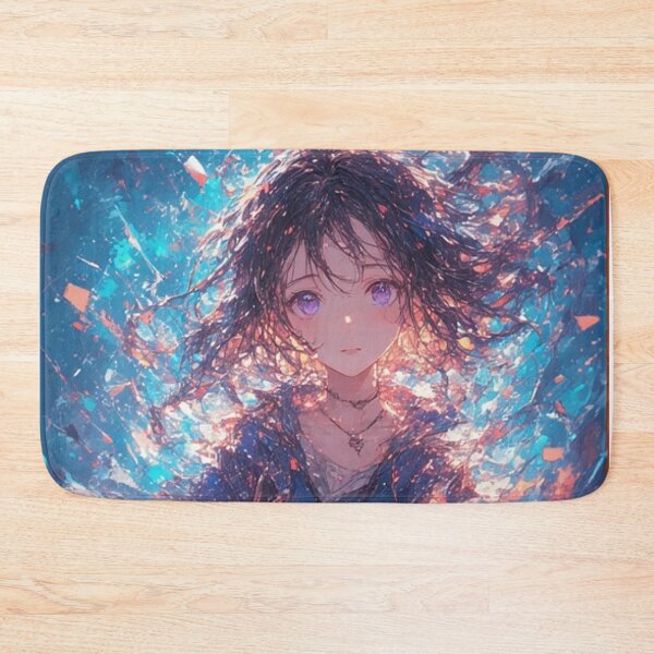 Item preview, Anime girl with pink crystals designed and sold by ArtsJulian.