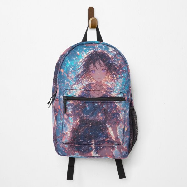 Item preview, Anime girl with pink crystals designed and sold by ArtsJulian.