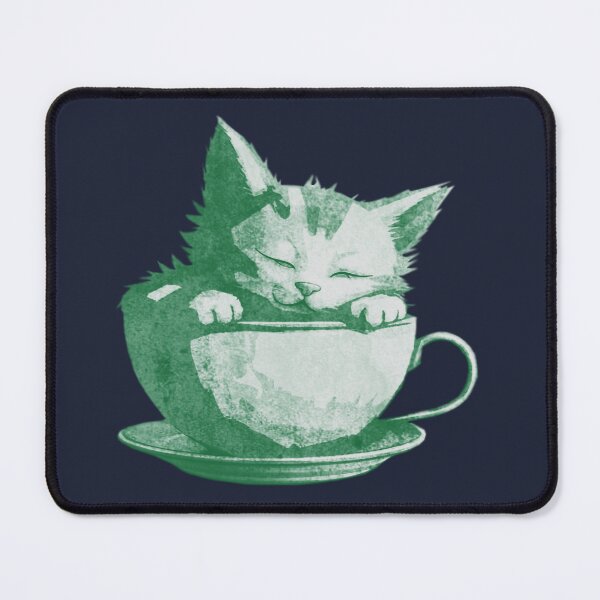 Item preview, Sleeping Cat in Teacup designed and sold by kinpirks.