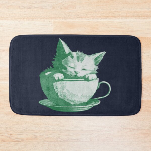Item preview, Sleeping Cat in Teacup designed and sold by kinpirks.