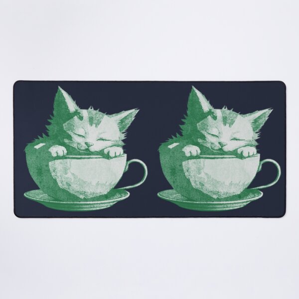 Item preview, Sleeping Cat in Teacup designed and sold by kinpirks.