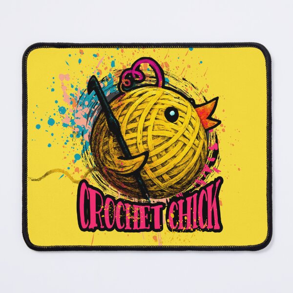 Item preview, Crochet chick ball of yarn chicken crochet hook crafts grunge designed and sold by BigMRanch.