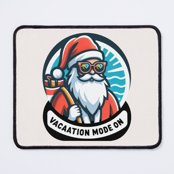 Item preview, Santa’s Vacation – Trendy, Funny & Viral Logos designed and sold by ViralVisionsCreating .