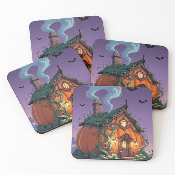 Item preview, Pumpkin Cottage – Fairytale Halloween Cottagecore designed and sold by Deezyned.
