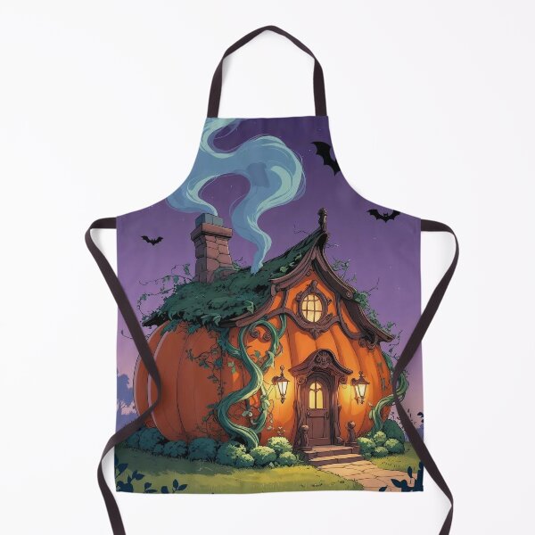 Item preview, Pumpkin Cottage – Fairytale Halloween Cottagecore designed and sold by Deezyned.
