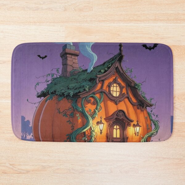 Item preview, Pumpkin Cottage – Fairytale Halloween Cottagecore designed and sold by Deezyned.