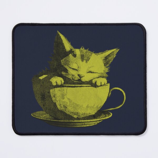 Item preview, Sleeping Cat in Teacup designed and sold by kinpirks.