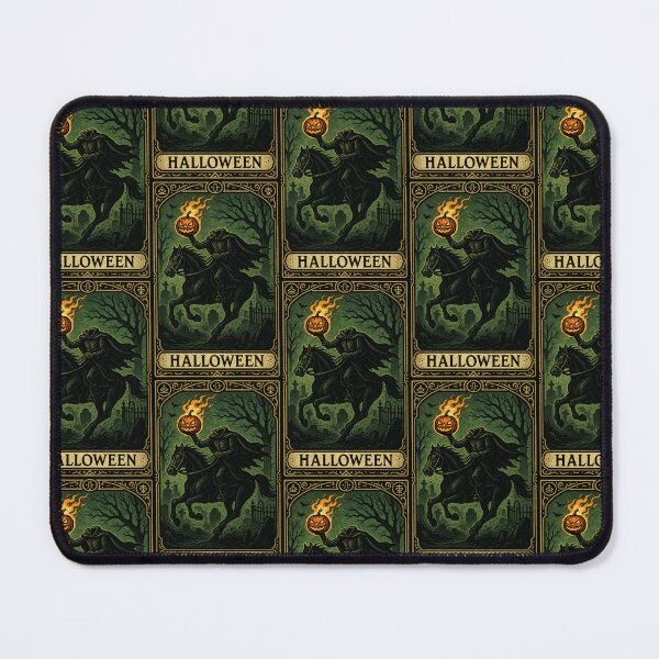 Item preview, Spooky Headless Horseman Jack-o-Lantern Tarot Halloween designed and sold by Buzzworthy Threads.