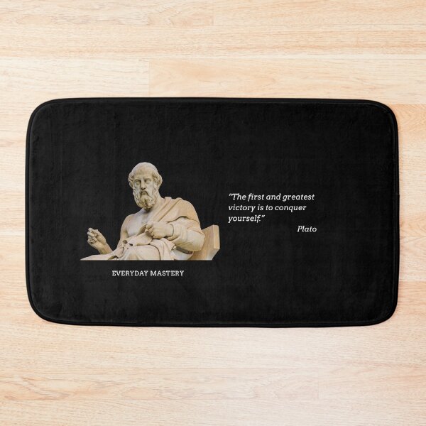 Item preview, Plato Quote – Conquer Yourself | Ancient Greek Philosophy Wisdom designed and sold by EverydayMastery.