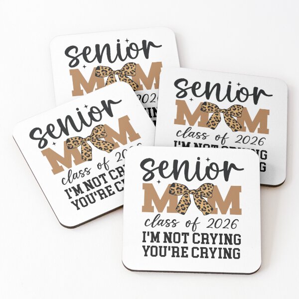 Item preview, Senior Mom Class of 2026 Leopard Print Bow Graduation I'm Not Crying Gift designed and sold by ivotee.