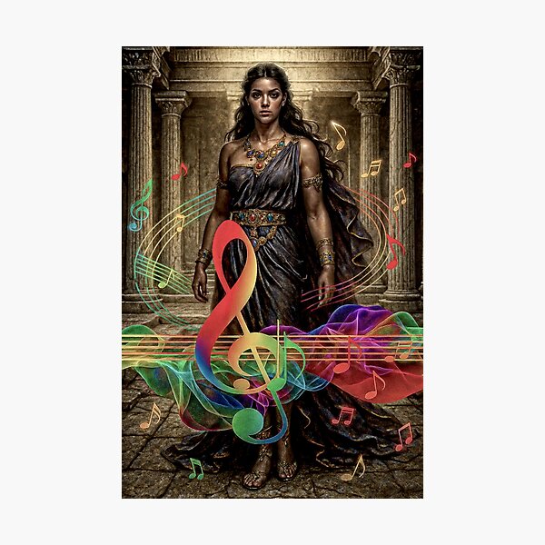 Item preview, Euterpe The Muse of Music #1 designed and sold by Helios Be. Lavsh.