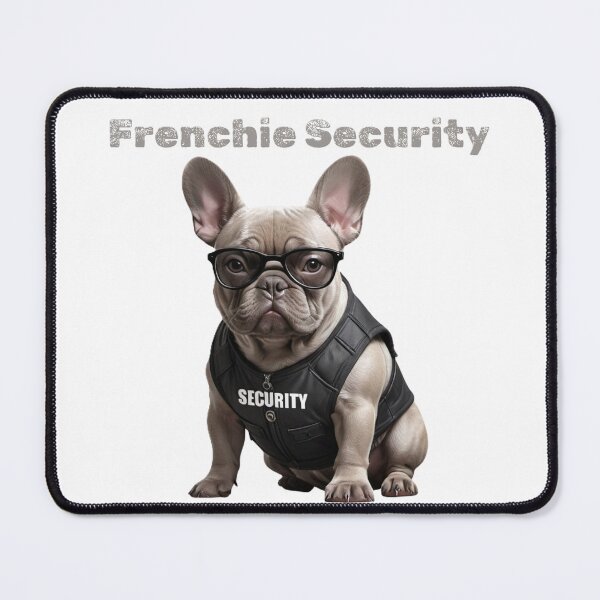Item preview, Frenchie Security Funny French Bulldog Guard Dog T-Shirt designed and sold by ColorMotive.