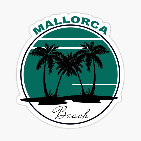 mallorca beach Sticker