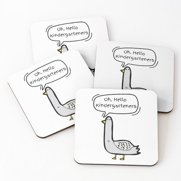 Item preview, Goose Saying Hello Kindergarteners Funny Teacher Back To School designed and sold by MotivaChic.