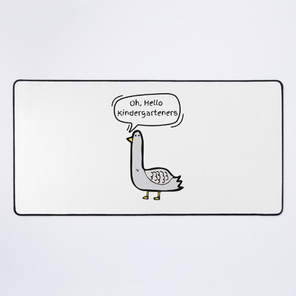 Item preview, Goose Saying Hello Kindergarteners Funny Teacher Back To School designed and sold by MotivaChic.