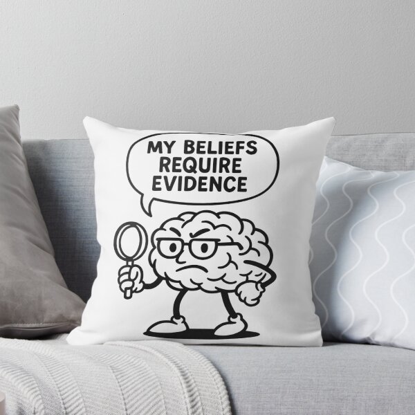 Item preview, Funny Rational Brain – Logical Thinking Cartoon Meme designed and sold by jelonkaa.