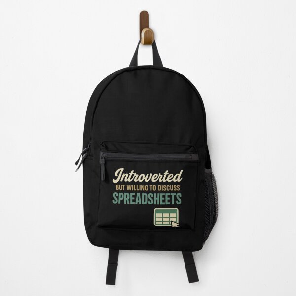 Item preview, Introverted but Willing to Discuss Spreadsheets - Retro Data Tee designed and sold by Work Life Tees.