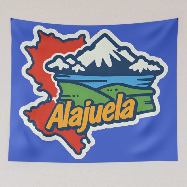 Item preview, Alajuela, Costa Rica designed and sold by MattBStickers.