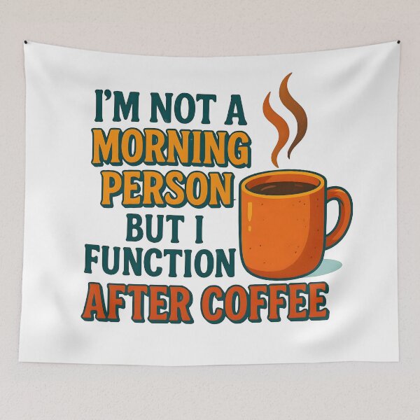 Item preview, morning coffee, cuppa, latte coffee, coffee cafe designed and sold by TrueArtVibes.