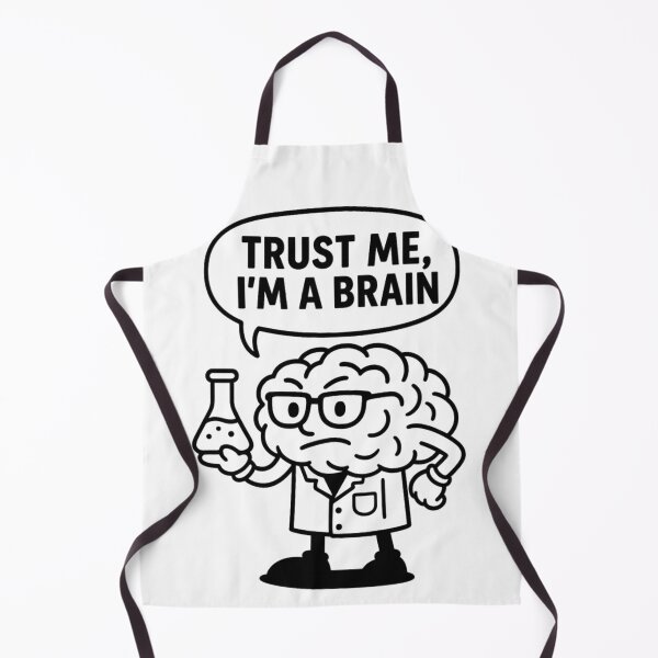 Item preview, Funny Scientist Brain – Trust Me I’m a Brain Meme for Rational Thinkers designed and sold by jelonkaa.