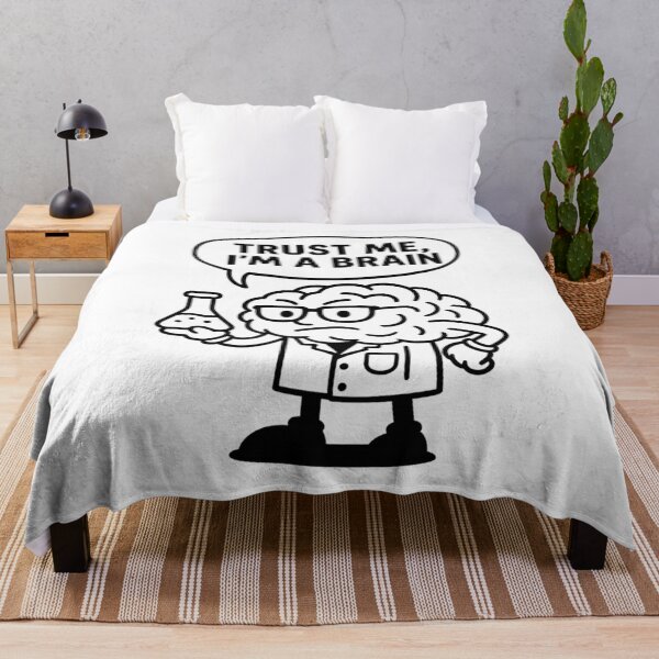 Item preview, Funny Scientist Brain – Trust Me I’m a Brain Meme for Rational Thinkers designed and sold by jelonkaa.