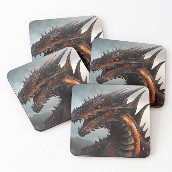 Item preview, Lava dragon designed and sold by Arcane Artistry Shops.