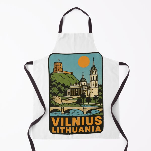 Item preview, Vilnius Lithuania Decal designed and sold by Decal Mania.