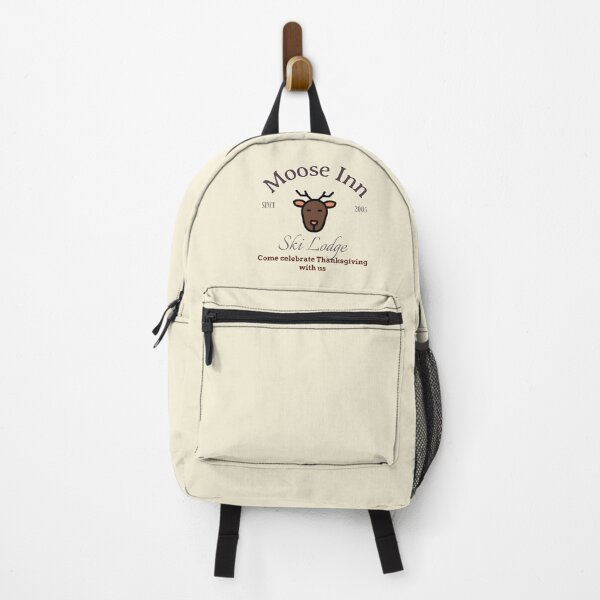 Item preview, Moose Inn & Ski Lodge – Celebrate Thanksgiving With Us designed and sold by Novel Works Studio.