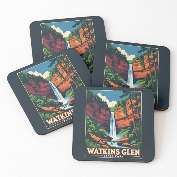 Item preview, Watkins Glen State Park - New York State  designed and sold by GoodOldVintage.