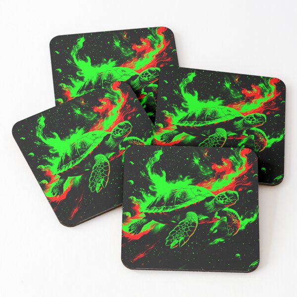 Item preview, Turtle Flying In Space designed and sold by asurtiumgreen.