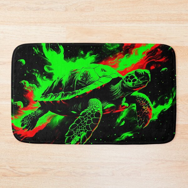 Item preview, Turtle Flying In Space designed and sold by asurtiumgreen.