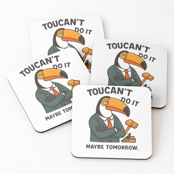 Item preview, Funny Toucan Cartoon – Procrastination Bird ‘Maybe Tomorrow designed and sold by VisionTear.