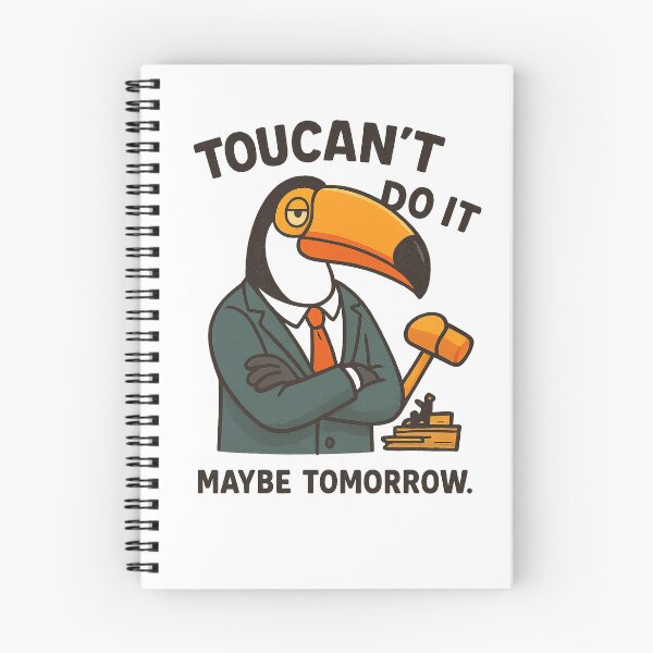 Item preview, Funny Toucan Cartoon – Procrastination Bird ‘Maybe Tomorrow designed and sold by VisionTear.