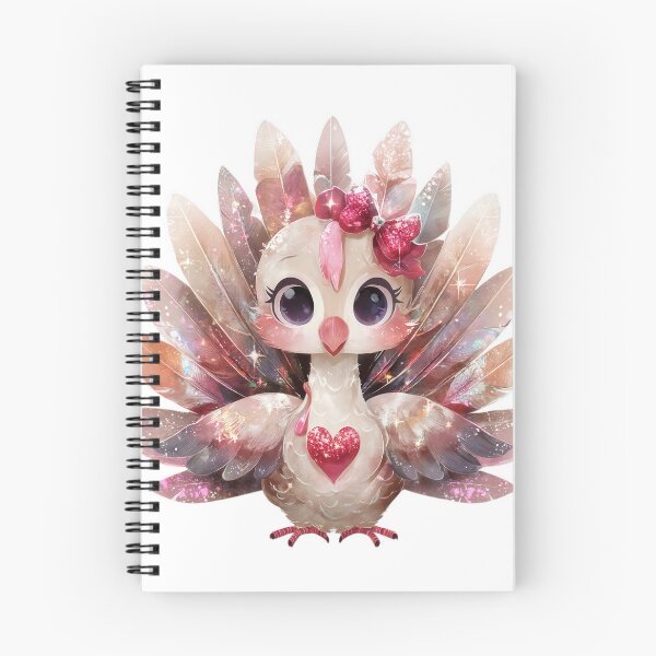 Item preview, Cute Thanksgiving Turkey with Sparkling Feathers designed and sold by Anastasiia Yurevych.
