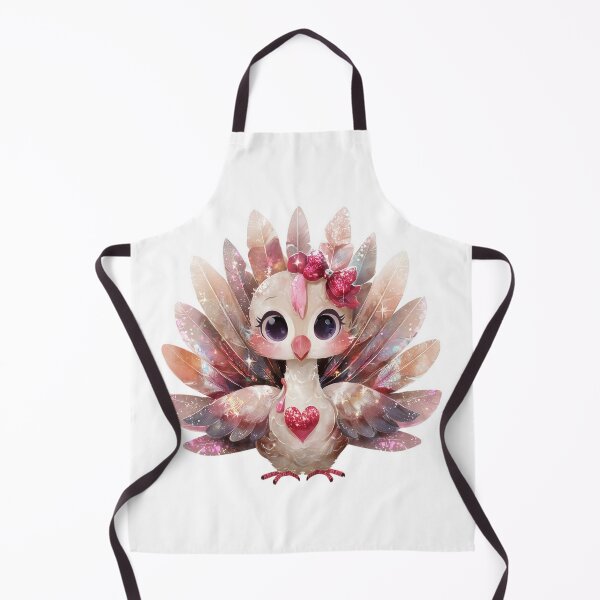 Item preview, Cute Thanksgiving Turkey with Sparkling Feathers designed and sold by Anastasiia Yurevych.