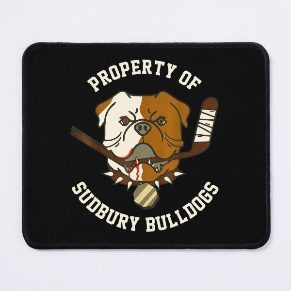 Item preview, funny bulldog property of sudbury bulldogs pet dog designed and sold by PetPanache.