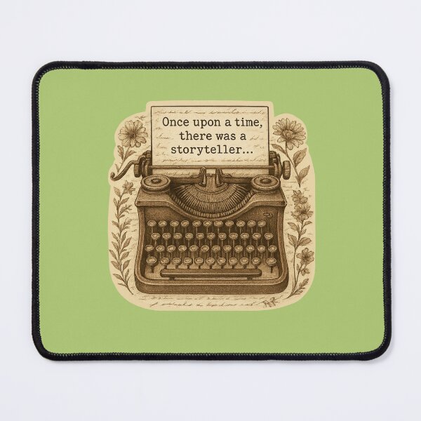 Item preview, Once upon a time a story teller - Sticker  designed and sold by Taika Tori Art .