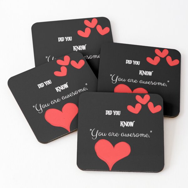 Item preview, Did You Know You Are Awesome-Love Yourself designed and sold by CozyInkdesign.