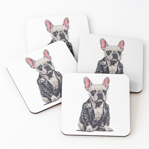 Item preview, FRENCHIE BIKER designed and sold by HeathersTease.