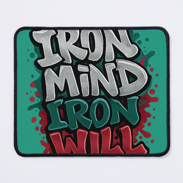 Item preview, Iron Mind Iron Will Graffiti Power Design designed and sold by RedHow.