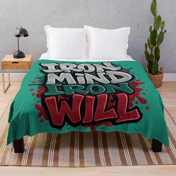 Item preview, Iron Mind Iron Will Graffiti Power Design designed and sold by RedHow.